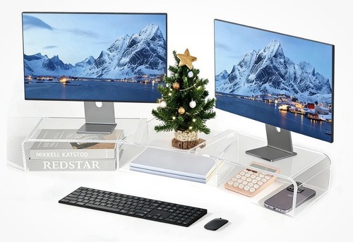 Acrylic monitor stand - ,, clear
