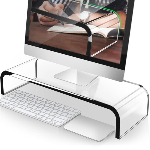 Acrylic monitor stand premium - acrylic,